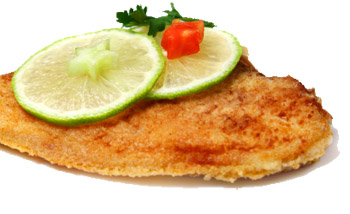 Roasted flounder with lime