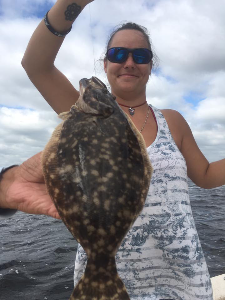 Flounder caught in Wilmington